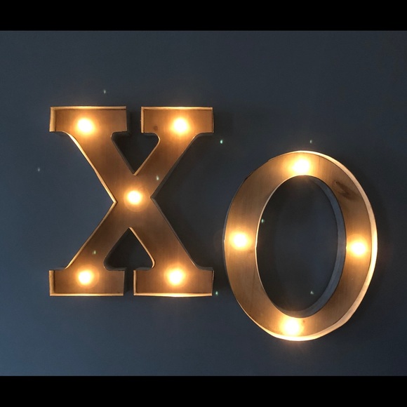 Large Rustic Galvanized letters X and O - Picture 4 of 4